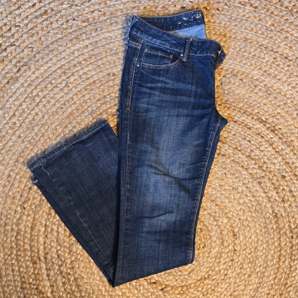 Express Dark Blue Bootcut Jeans